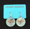 Round Dragonfly  Earrings