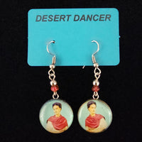 Frida Drop Earrings in Blue