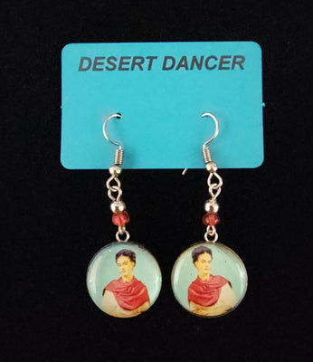 Frida Drop Earrings in Blue