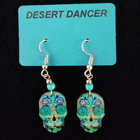 Sugar Skull Earrings in 4 color options