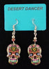 Sugar Skull Earrings in 4 color options