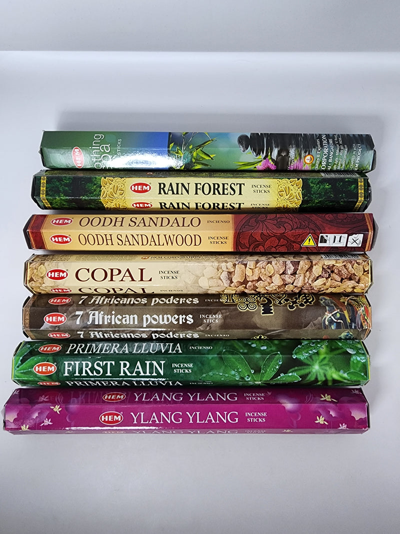 thumbnail image 2 of Hem Copal Incense Sticks – 5 Boxes (100 Sticks Total) – Bulk Buy With Free Shipping 2 of 5