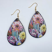 Cactus Scene Earrings