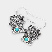 Dragonfly Turquoise Earrings