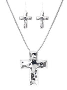 Cross necklace set