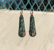 Long  Cactus  Earrings