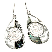 Abalone Swirl Earrings